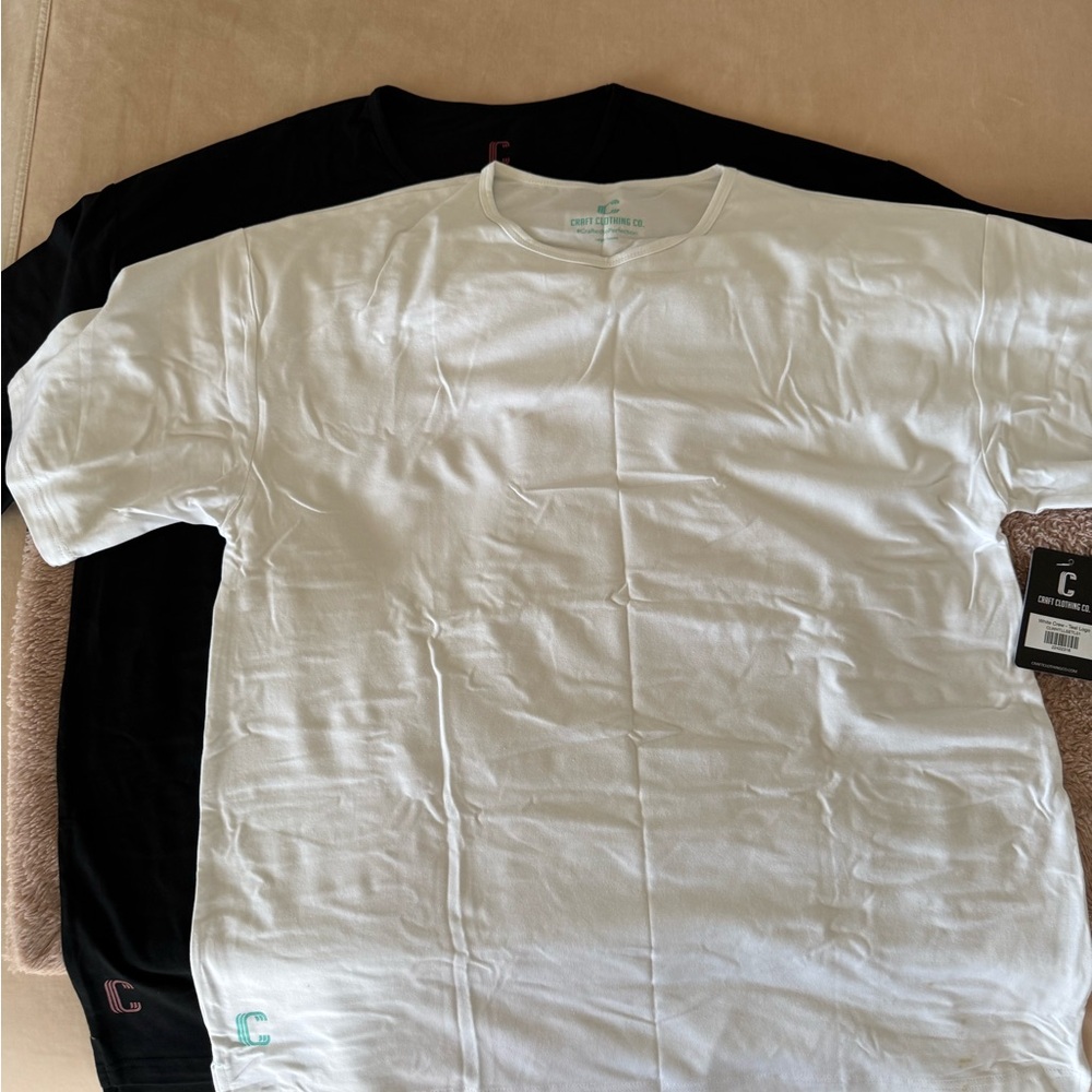 Craft Clothing Co. Black and White T-Shirt Set